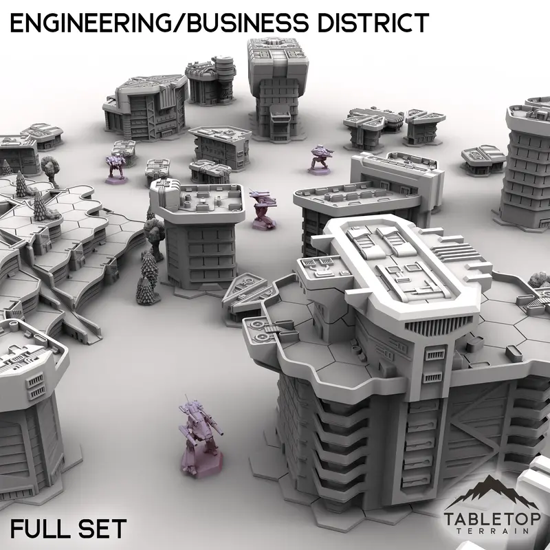 Hextech Hpg Engineering/Business District - City Map Pack 1