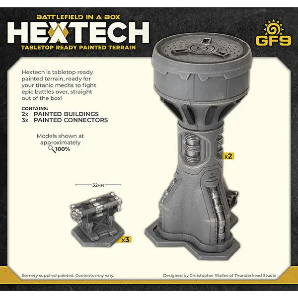 Hextech: Industrial Fluidworks - Pressure Tower (X2) 2