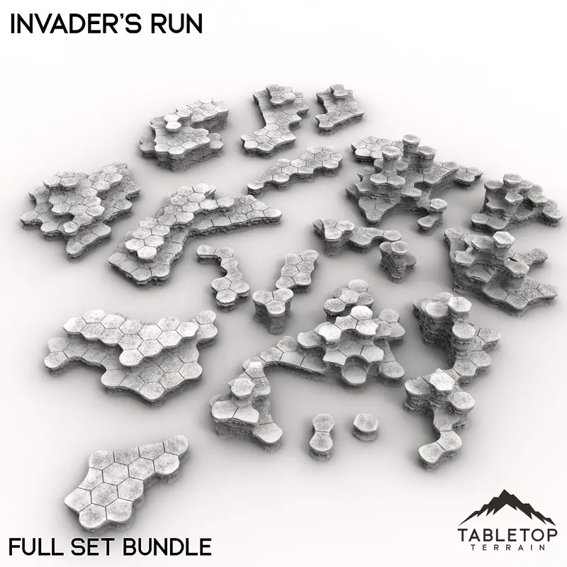 Hextech Invader's Run Map Hill Sets - 6Mm 2