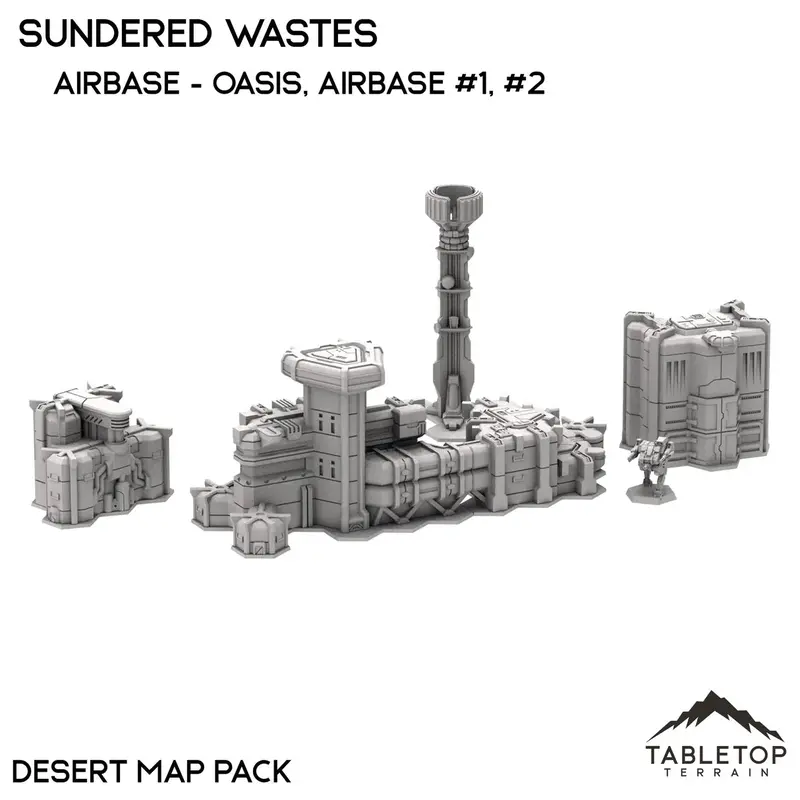 Hextech – Sundered Wastes Airbase (With Removable Hexes) 2