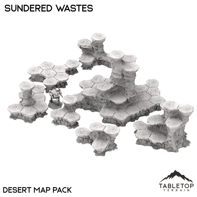 Hextech Sundered Wastes Map Hill Sets - 6Mm 1