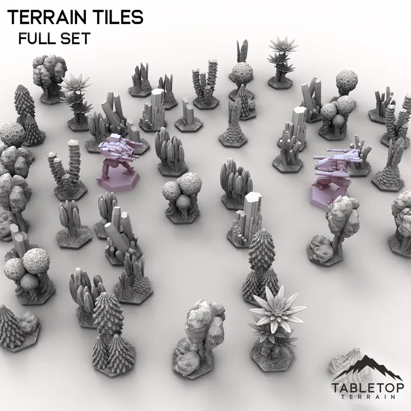 Hextech Terrain Tiles - 6Mm 1