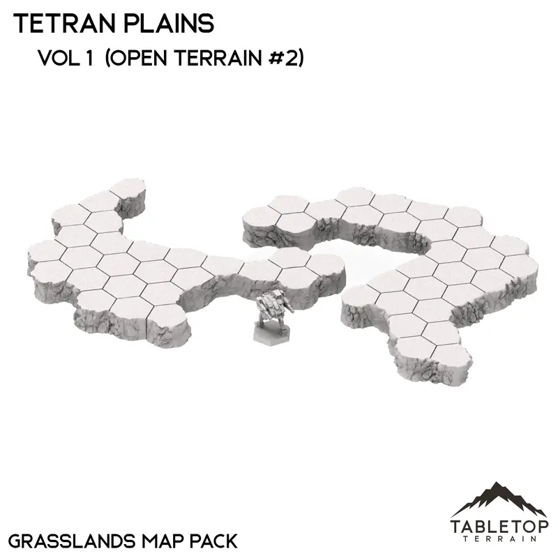 Hextech Tetran Plains Map Hill Set - 6Mm 1