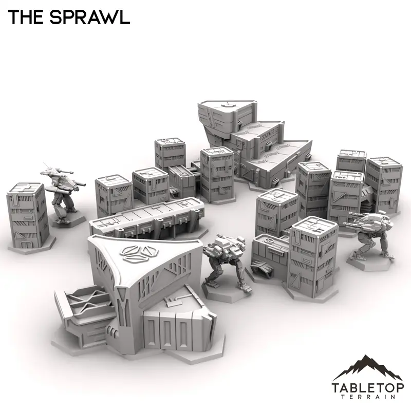 Hextech The Sprawl Trinity City - 6Mm 1