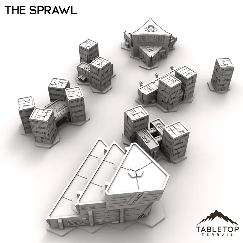 Hextech The Sprawl Trinity City - 6Mm 2