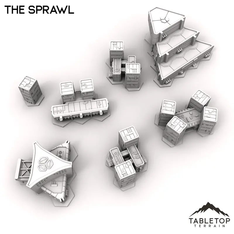 Hextech The Sprawl Trinity City - 6Mm 4