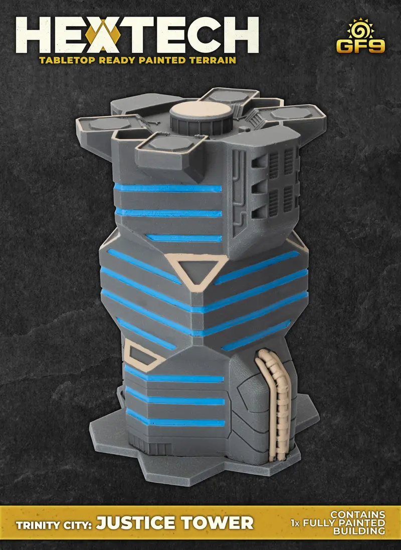 Hextech- Trinity City - Justice Tower 1