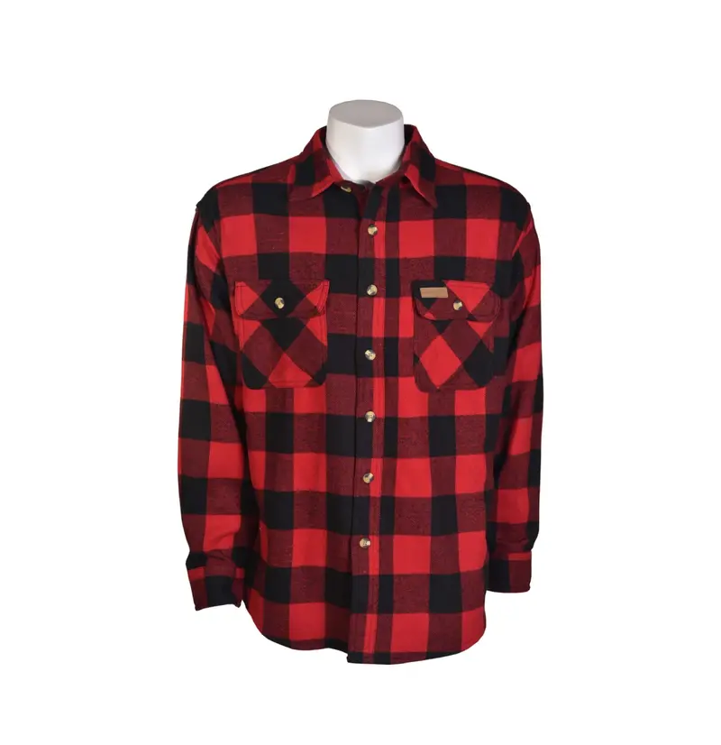 Hickory Shirt Co. Men's Button-Down Long Sleeve Flannel Shirt 3