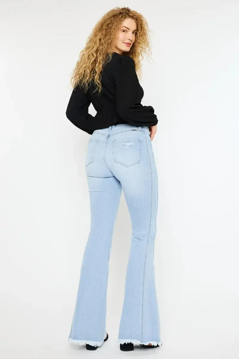 High Rise Curvy Flare Jeans 2