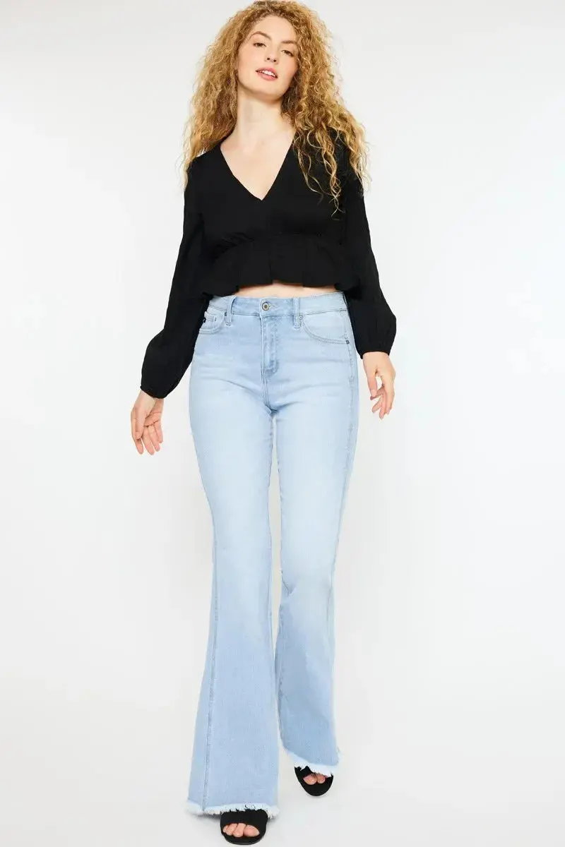 High Rise Curvy Flare Jeans 6