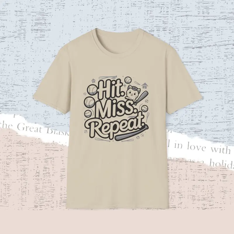 Hit Miss Repeat Cotton Men Tee 10