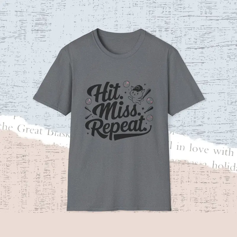 Hit Miss Repeat Cotton Men Tee 10