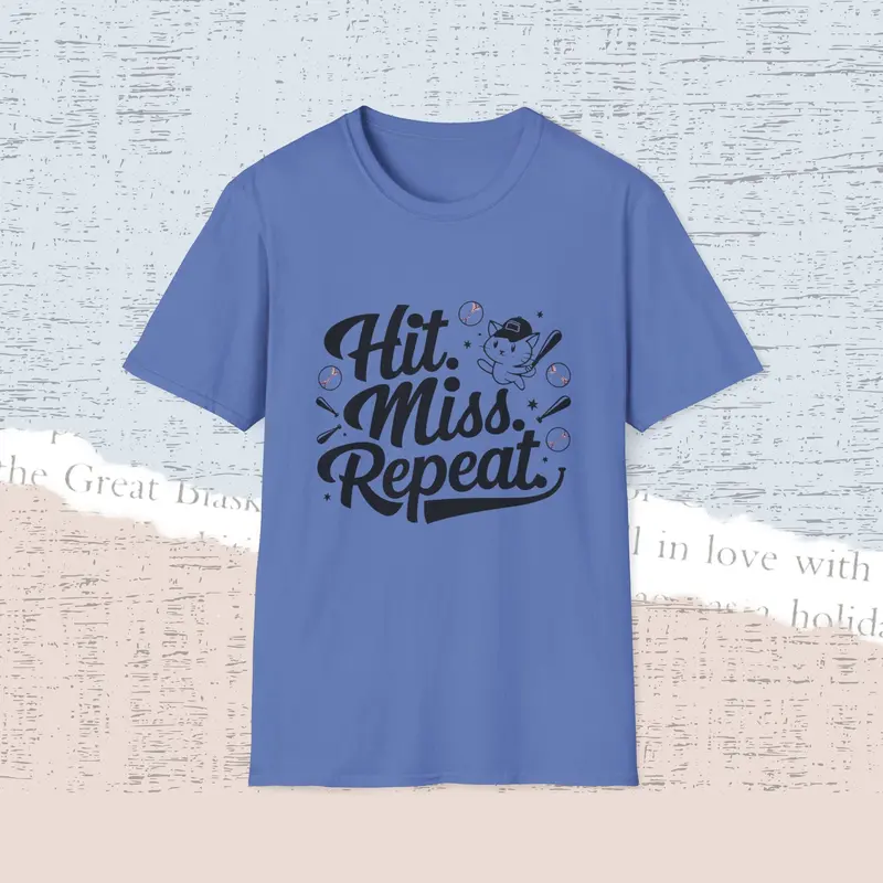 Hit Miss Repeat Cotton Men Tee 12