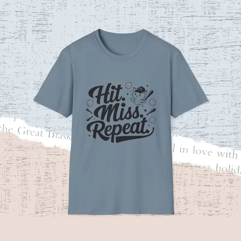 Hit Miss Repeat Cotton Men Tee 14