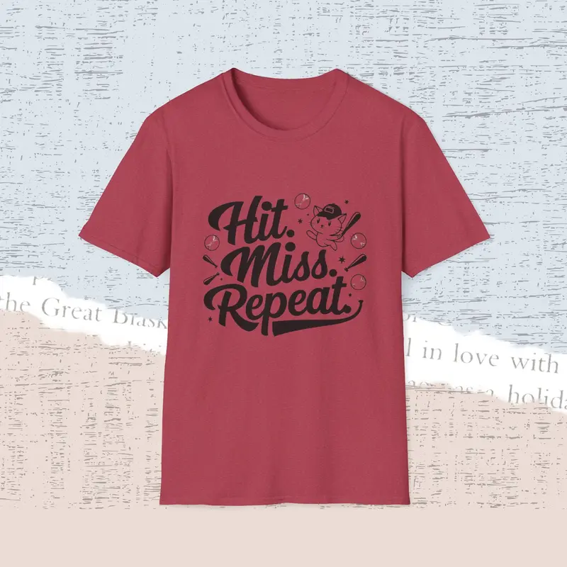 Hit Miss Repeat Cotton Men Tee 14