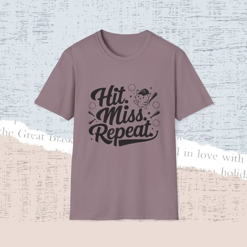 Hit Miss Repeat Cotton Men Tee 16