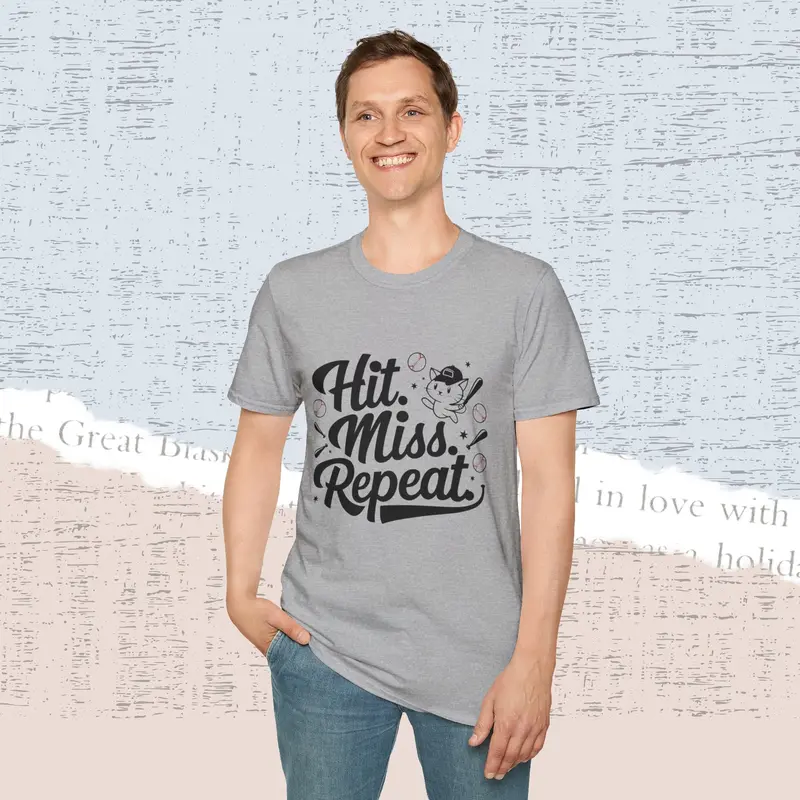 Hit Miss Repeat Cotton Men Tee 16