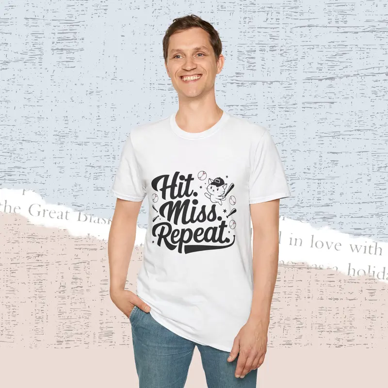 Hit Miss Repeat Cotton Men Tee 17