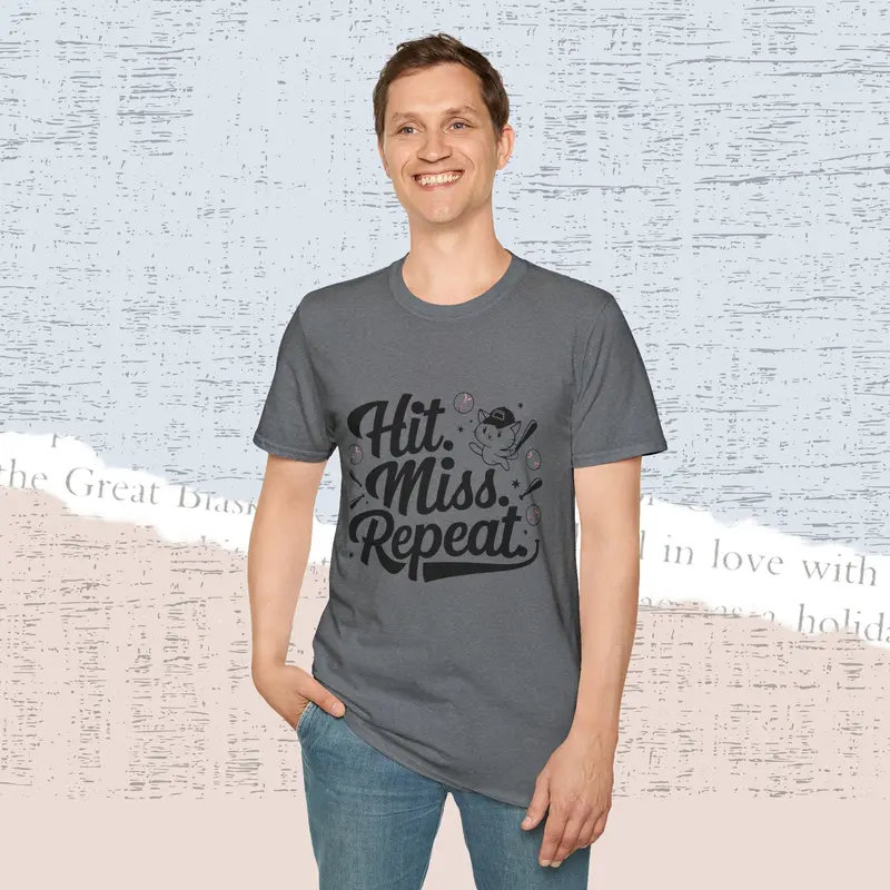 Hit Miss Repeat Cotton Men Tee 22