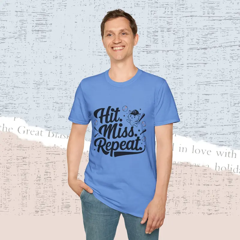 Hit Miss Repeat Cotton Men Tee 23
