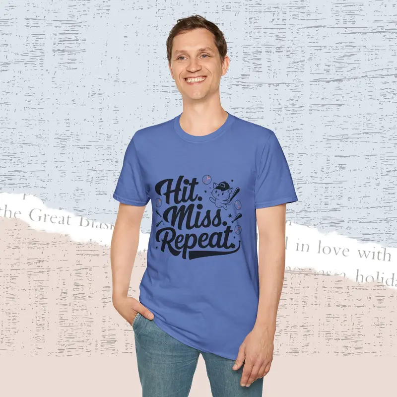 Hit Miss Repeat Cotton Men Tee 24