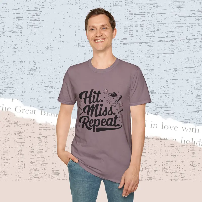 Hit Miss Repeat Cotton Men Tee 27