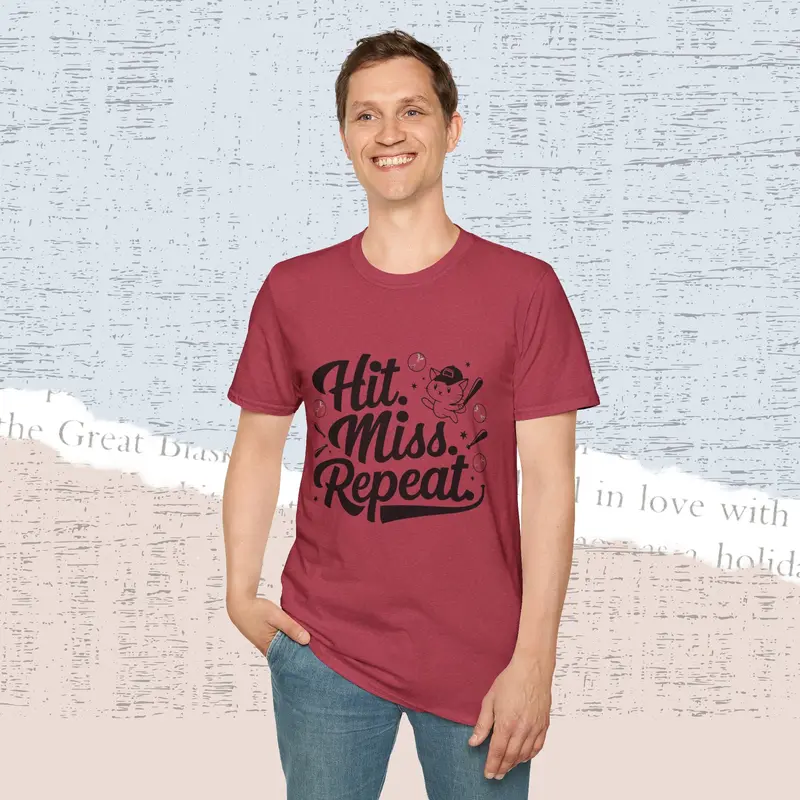 Hit Miss Repeat Cotton Men Tee 29