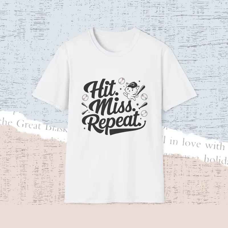 Hit Miss Repeat Cotton Men Tee 3