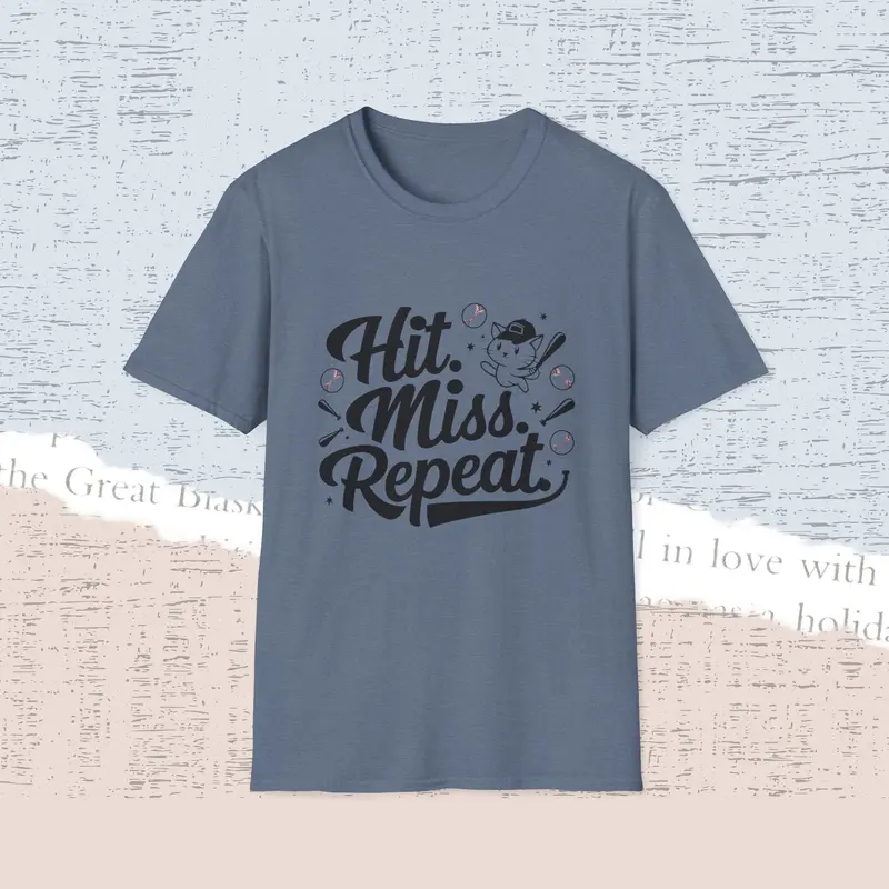 Hit Miss Repeat Cotton Men Tee 8