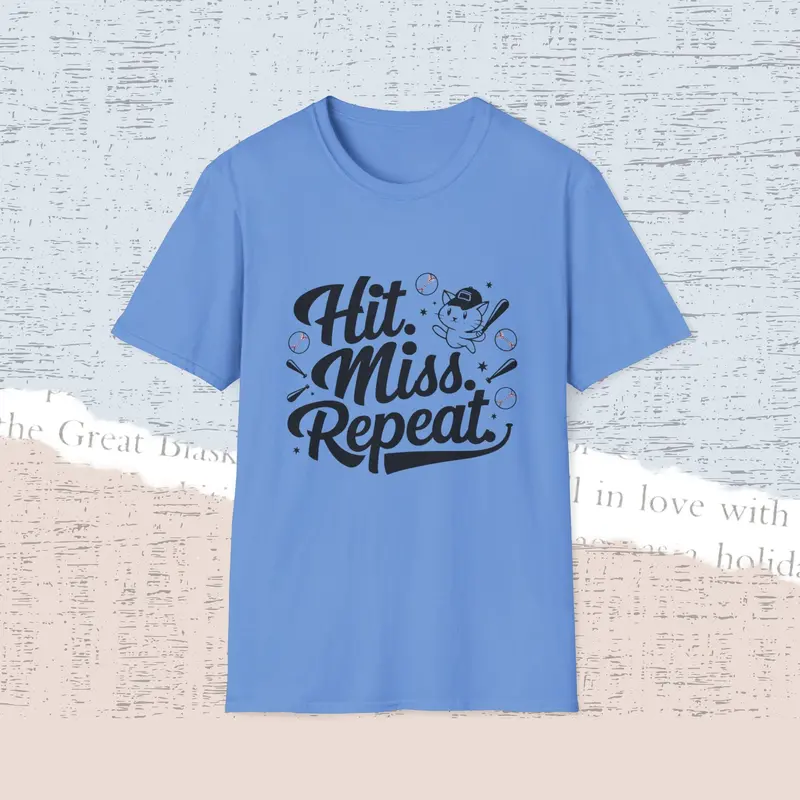 Hit Miss Repeat Cotton Men Tee 8