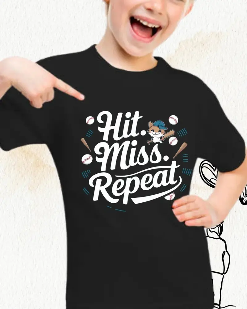 Hit Miss Repeat Toddler Cotton T-Shirt 5