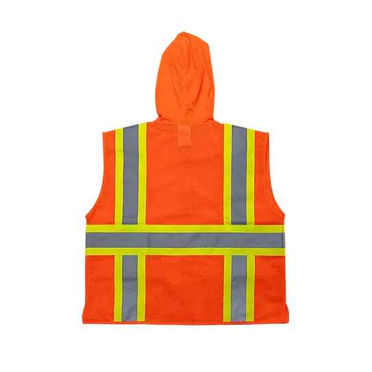 Hm7038c-2 - Hooded Mesh Vest 2