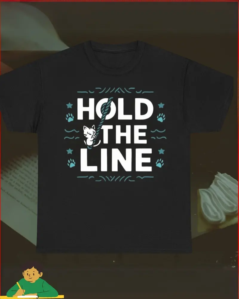 Hold The Line Cotton Tee 1