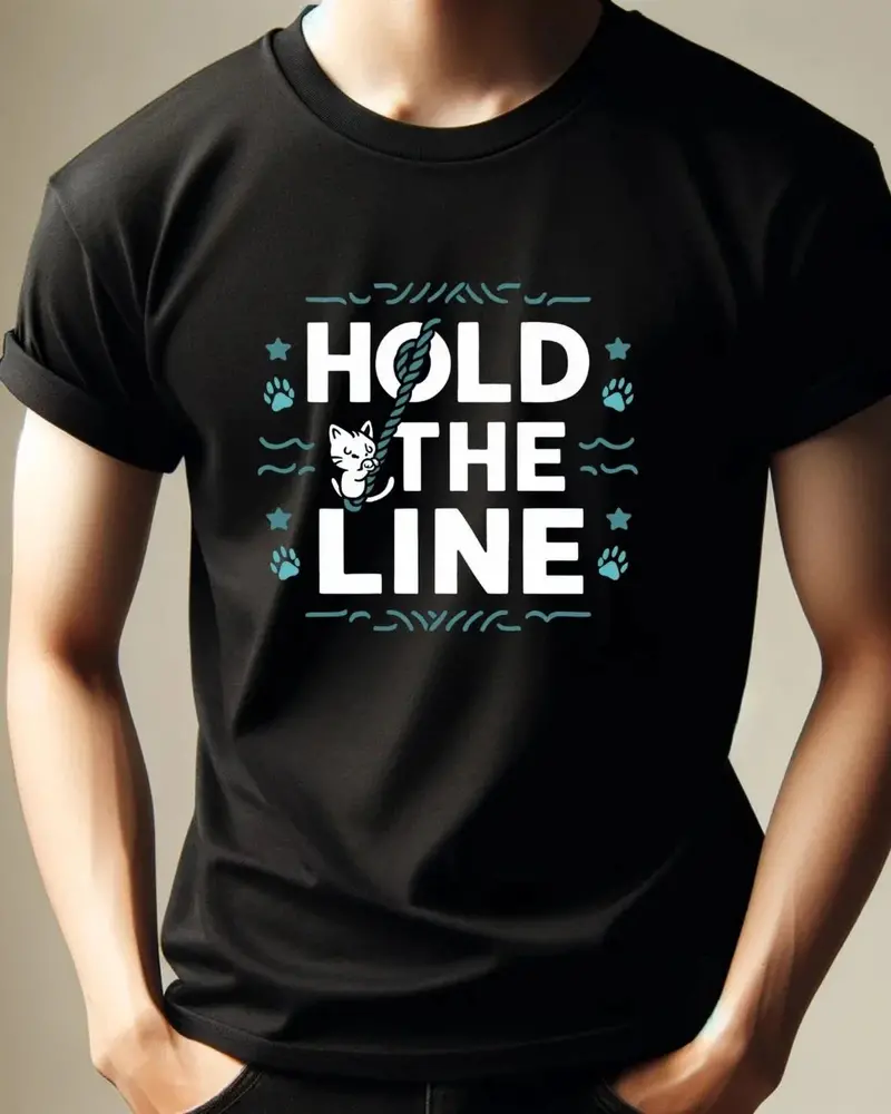 Hold The Line Cotton Tshirt 4