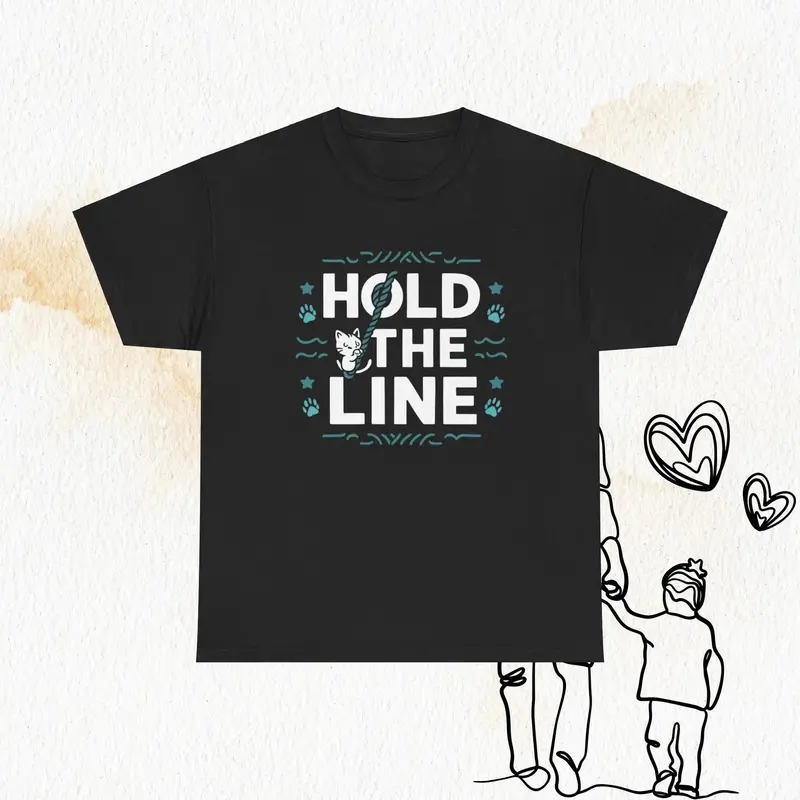 Hold The Line Cotton Tshirt 5