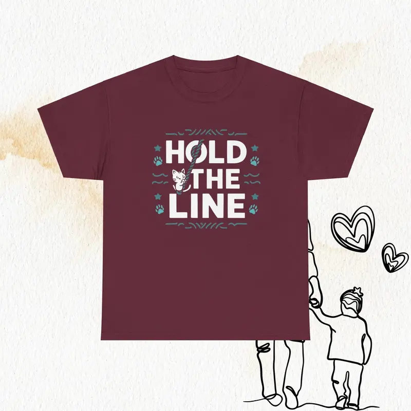 Hold The Line Cotton Tshirt 7