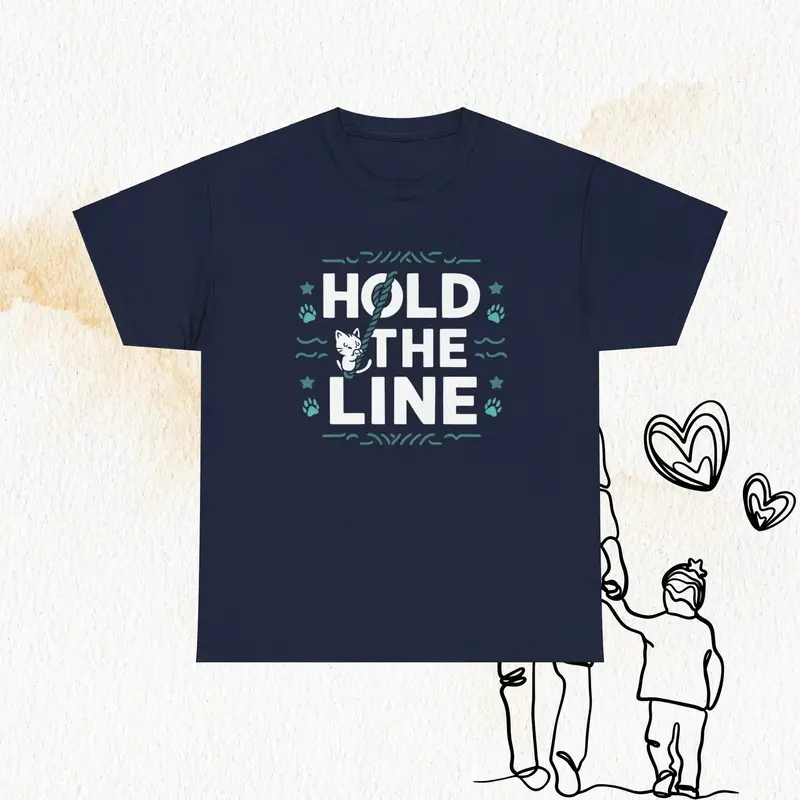 Hold The Line Cotton Tshirt 8