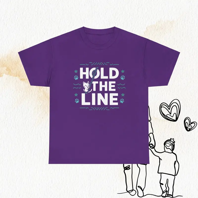 Hold The Line Cotton Tshirt 9