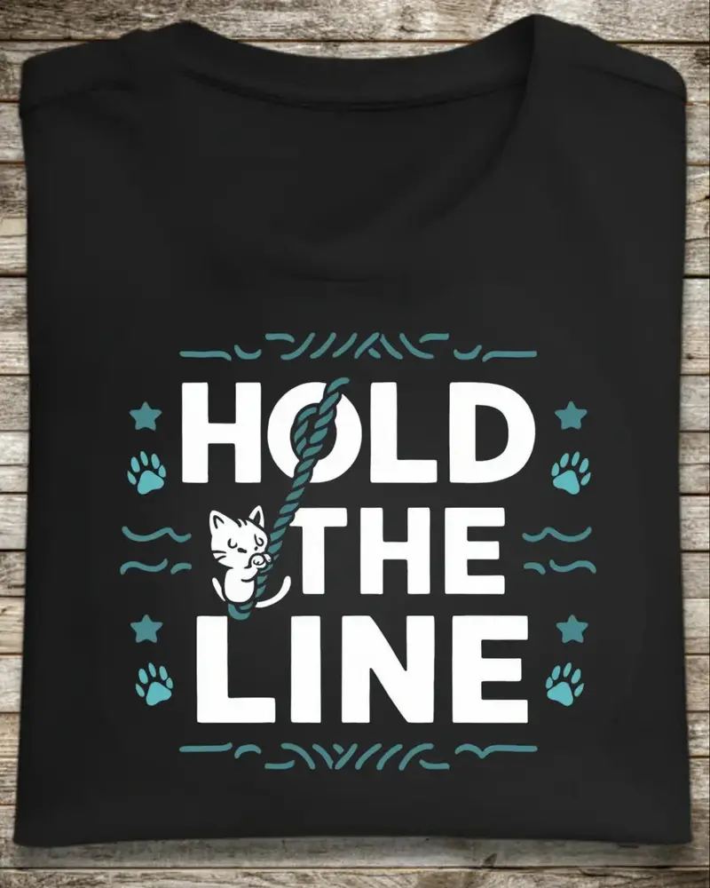 Hold The Line Unisex Cotton T-Shirt 1