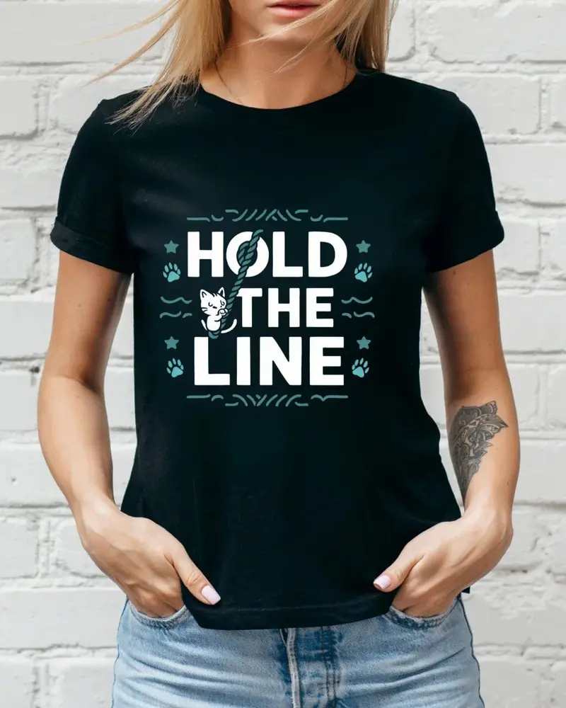 Hold The Line Unisex Cotton T-Shirt 3