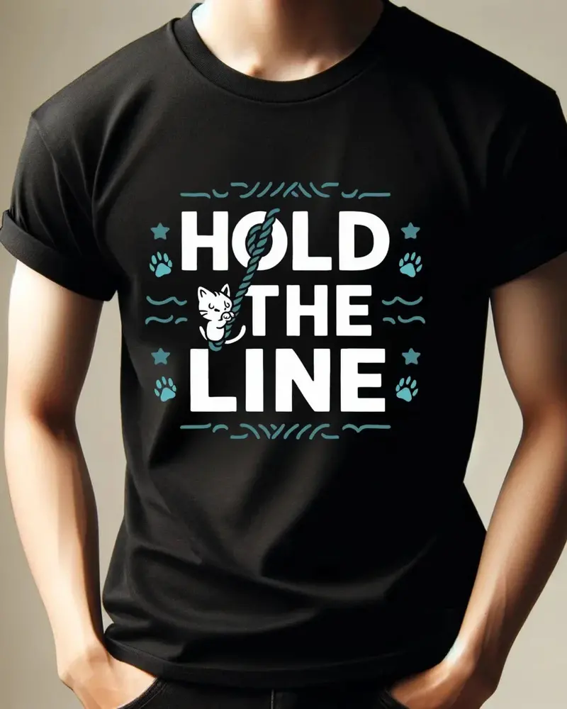Hold The Line Unisex Cotton T-Shirt 4
