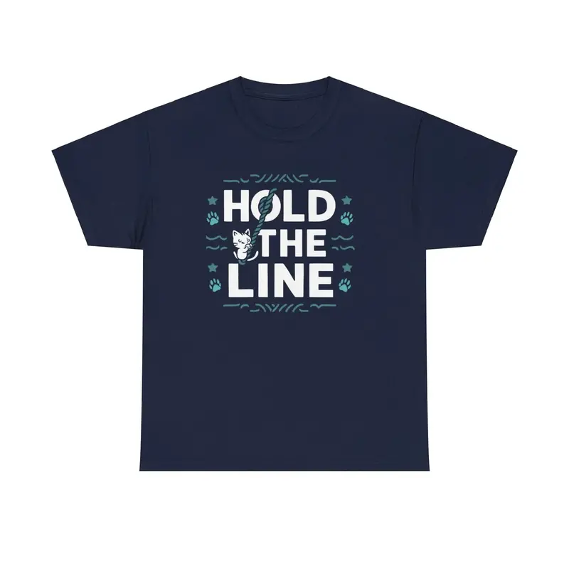Hold The Line Unisex Cotton T-Shirt 6