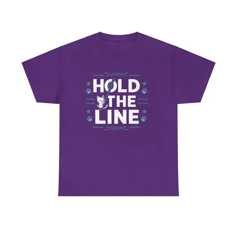 Hold The Line Unisex Cotton T-Shirt 7