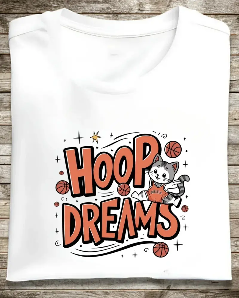Hoop Dream Basketball Crew Neck Tee 1