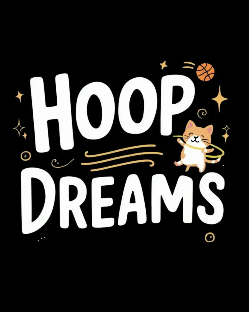 Hoop Dream Basketball Crew Neck Tee 2