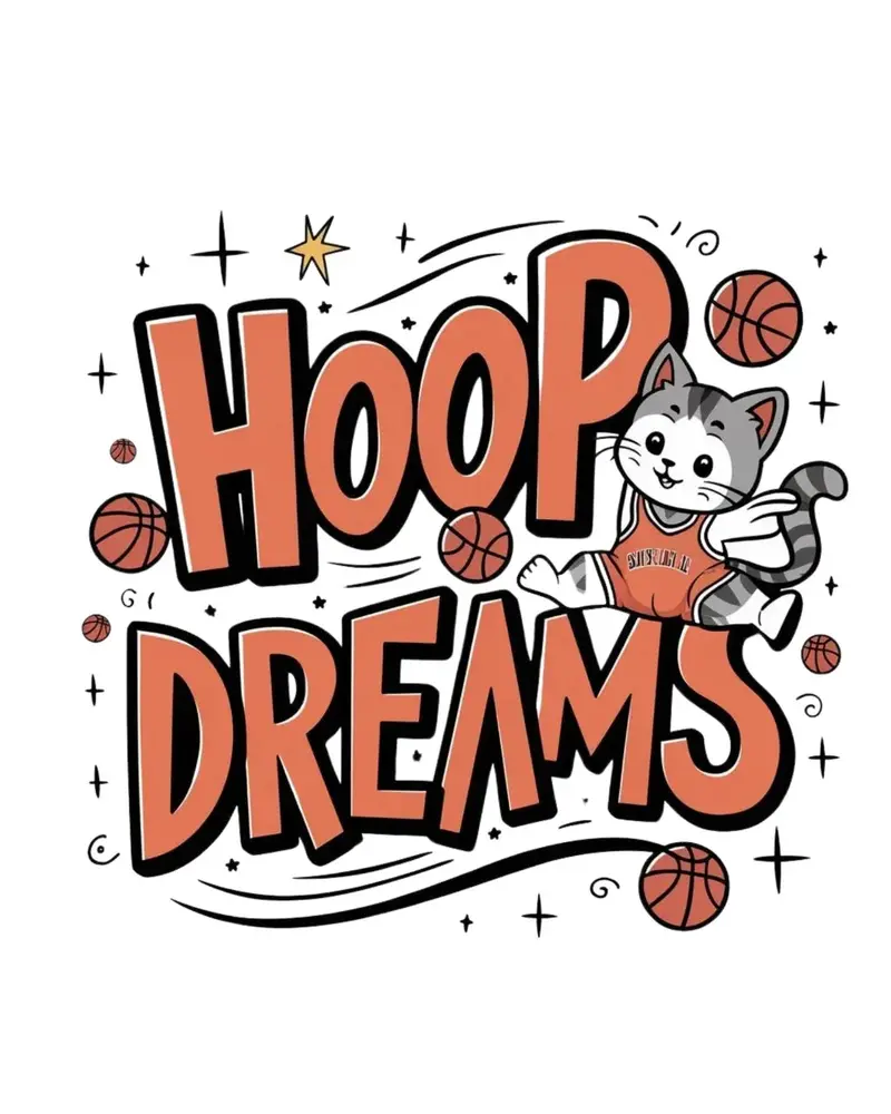 Hoop Dream Basketball Crew Neck Tee 2