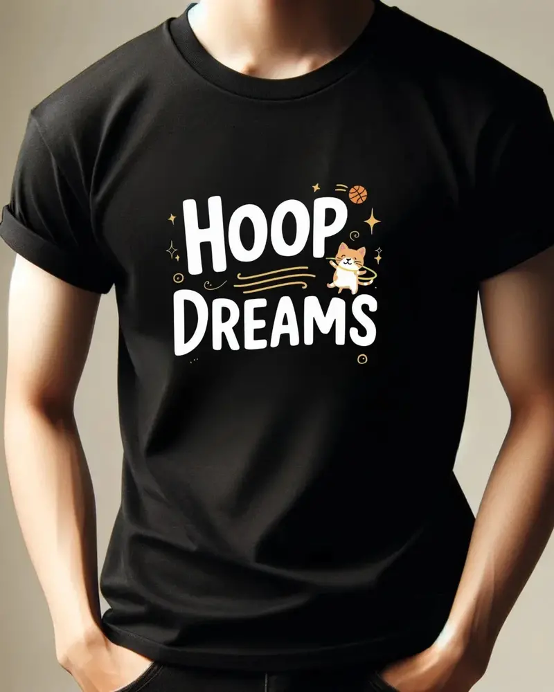 Hoop Dream Basketball Crew Neck Tee 3