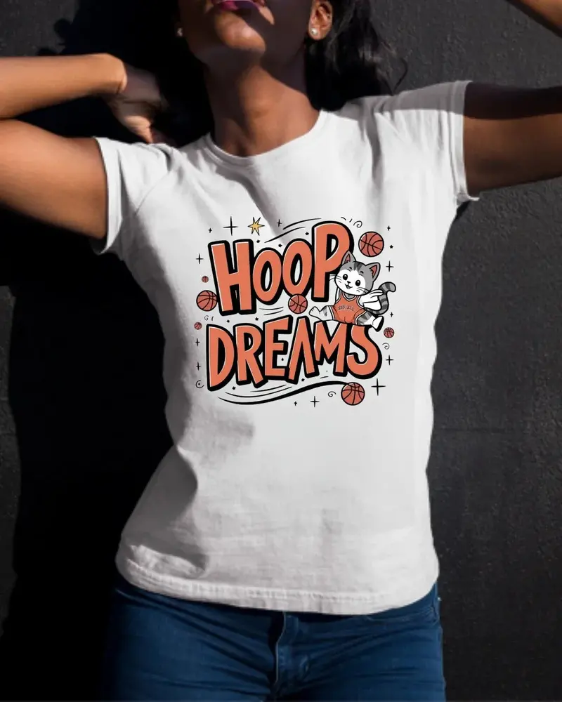 Hoop Dream Basketball Crew Neck Tee 3