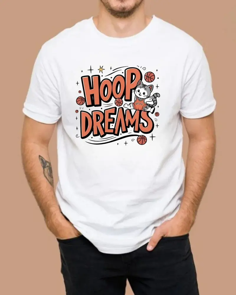 Hoop Dream Basketball Crew Neck Tee 4