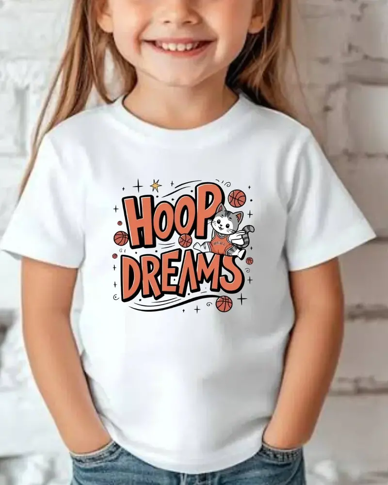 Hoops Dream Toddler Cotton T-Shirt 3